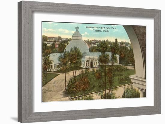 Wright Park Conservatory, Tacoma, Washington-null-Framed Art Print