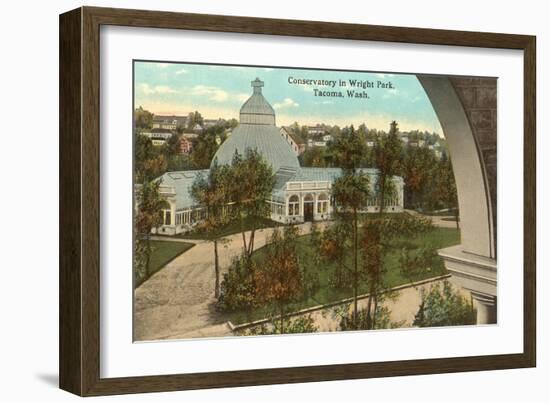 Wright Park Conservatory, Tacoma, Washington-null-Framed Art Print
