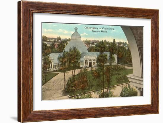 Wright Park Conservatory, Tacoma, Washington-null-Framed Art Print