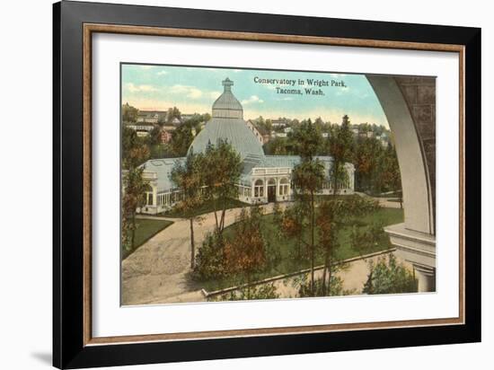 Wright Park Conservatory, Tacoma, Washington-null-Framed Art Print