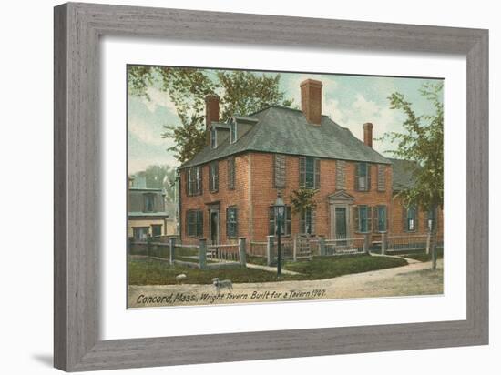 Wright Tavern, Concord-null-Framed Art Print