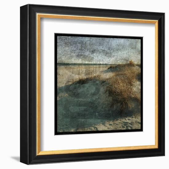 Wrightsville Dunes-John W^ Golden-Framed Art Print