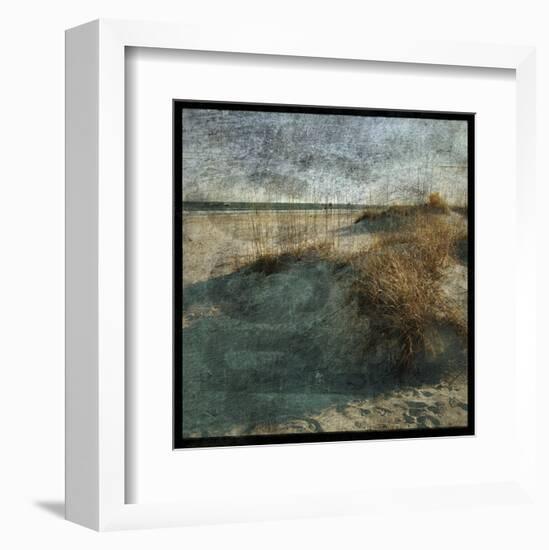 Wrightsville Dunes-John W^ Golden-Framed Art Print