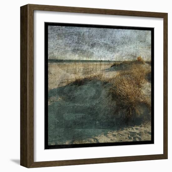 Wrightsville Dunes-John W Golden-Framed Giclee Print