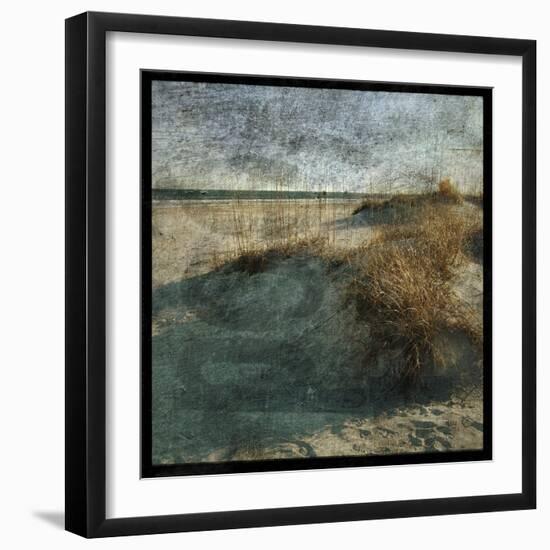 Wrightsville Dunes-John W Golden-Framed Giclee Print