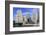 Wrigley Building and Tribune Tower, across Chicago River to N Michigan Ave, Chicago, Illinois, USA-Amanda Hall-Framed Photographic Print