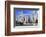 Wrigley Building and Tribune Tower, across Chicago River to N Michigan Ave, Chicago, Illinois, USA-Amanda Hall-Framed Photographic Print