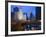 Wrigley Building, North Michigan Avenue, and Chicago River at Dusk, Chicago, Illinois, USA-Amanda Hall-Framed Photographic Print