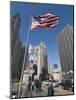 Wrigley Building on Left, Tribune Building Center, Chicago, Illinois, USA-Robert Harding-Mounted Photographic Print