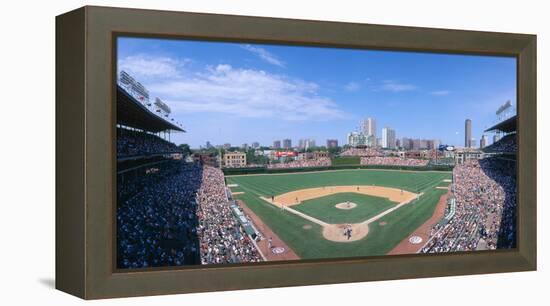 Wrigley Field, Chicago, Cubs V. Rockies, Illinois-null-Framed Stretched Canvas