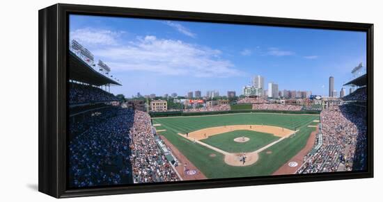 Wrigley Field, Chicago, Cubs V. Rockies, Illinois-null-Framed Stretched Canvas