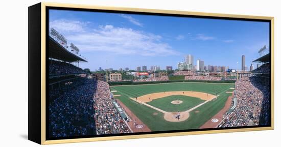 Wrigley Field, Chicago, Cubs V. Rockies, Illinois-null-Framed Stretched Canvas