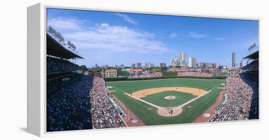 Wrigley Field, Chicago, Cubs V. Rockies, Illinois-null-Framed Stretched Canvas