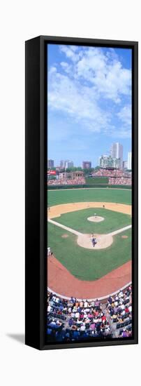 Wrigley Field, Chicago, Cubs V. Rockies, Illinois-null-Framed Stretched Canvas