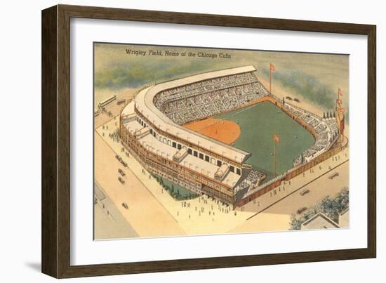 Wrigley Field, Chicago, Illinois-null-Framed Art Print