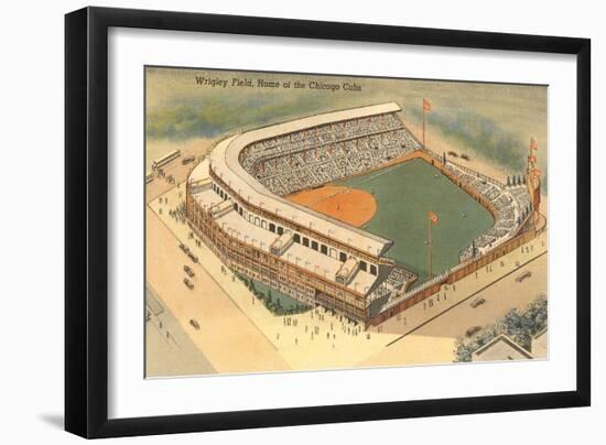 Wrigley Field, Chicago, Illinois-null-Framed Art Print