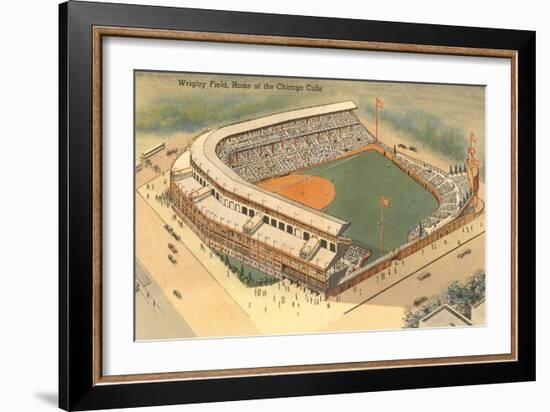 Wrigley Field, Chicago, Illinois-null-Framed Art Print