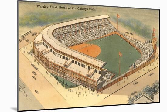 Wrigley Field, Chicago, Illinois-null-Mounted Art Print