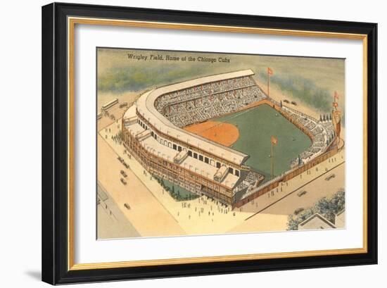 Wrigley Field, Chicago, Illinois-null-Framed Art Print