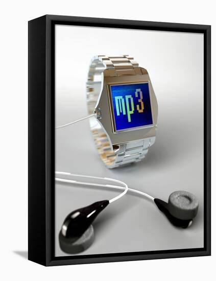 Wrist Watch MP3 Player-Christian Darkin-Framed Premier Image Canvas
