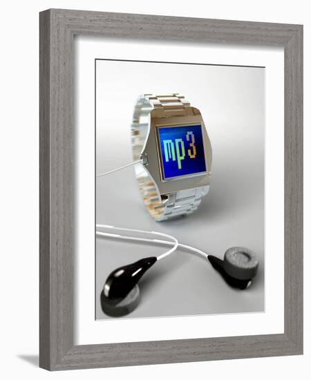 Wrist Watch MP3 Player-Christian Darkin-Framed Photographic Print