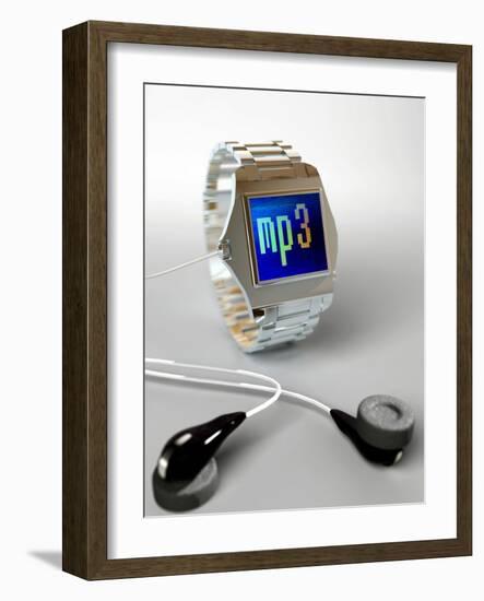Wrist Watch MP3 Player-Christian Darkin-Framed Photographic Print