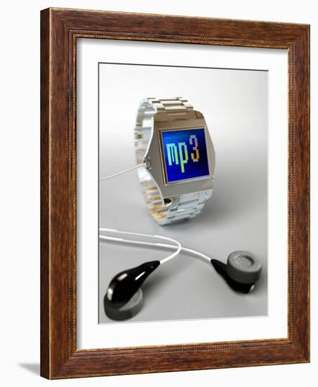 Wrist Watch MP3 Player-Christian Darkin-Framed Photographic Print