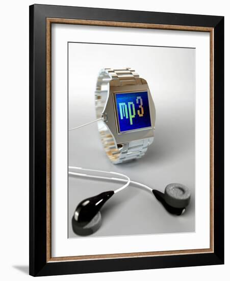 Wrist Watch MP3 Player-Christian Darkin-Framed Photographic Print