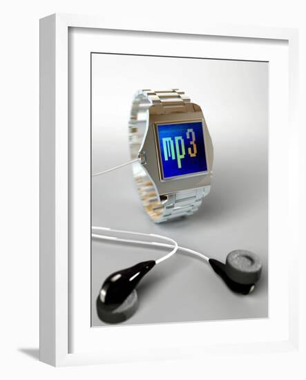 Wrist Watch MP3 Player-Christian Darkin-Framed Photographic Print