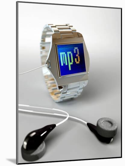 Wrist Watch MP3 Player-Christian Darkin-Mounted Photographic Print