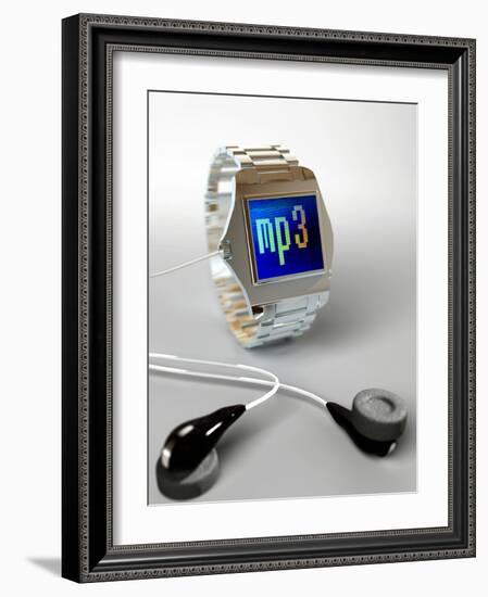 Wrist Watch MP3 Player-Christian Darkin-Framed Photographic Print