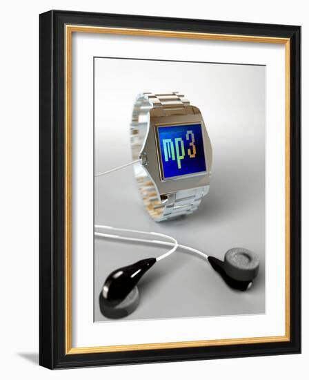 Wrist Watch MP3 Player-Christian Darkin-Framed Photographic Print