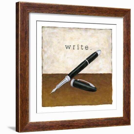 Write-Chariklia Zarris-Framed Art Print