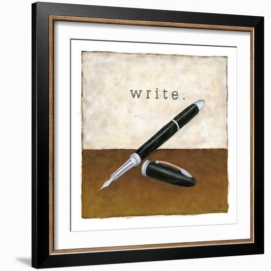 Write-Chariklia Zarris-Framed Art Print