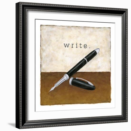 Write-Chariklia Zarris-Framed Art Print