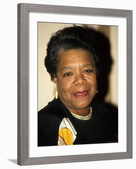 Writer/Actress Maya Angelou-Dave Allocca-Framed Premium Photographic Print