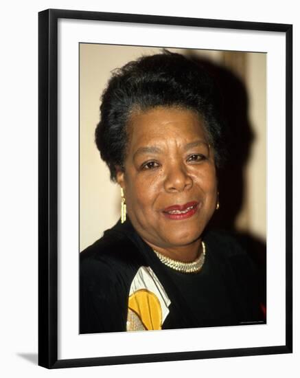 Writer/Actress Maya Angelou-Dave Allocca-Framed Premium Photographic Print
