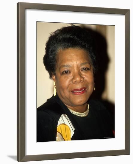 Writer/Actress Maya Angelou-Dave Allocca-Framed Premium Photographic Print