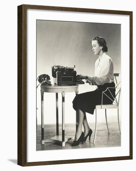 Writer at Work-null-Framed Photo