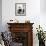 Writer Carson McCullers Sitting at Typewriter-Leonard Mccombe-Framed Premium Photographic Print displayed on a wall