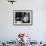 Writer Damon Runyon Working on Script at Desk-Gjon Mili-Framed Premium Photographic Print displayed on a wall