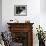 Writer T. S. Eliot Working at His Desk-Bob Landry-Framed Premium Photographic Print displayed on a wall