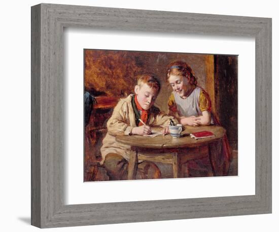 Writing a Letter-William Hemsley-Framed Giclee Print