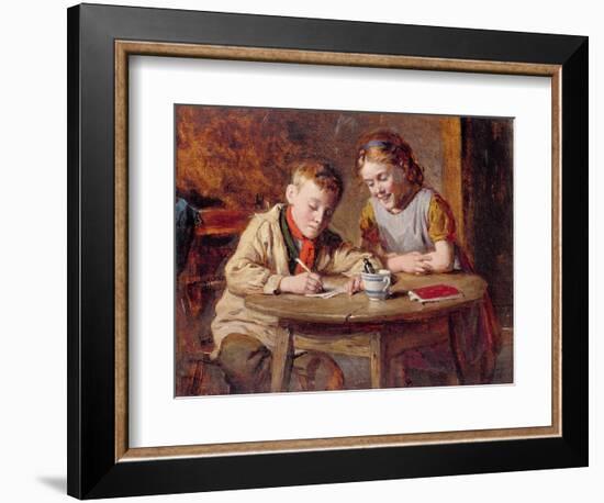 Writing a Letter-William Hemsley-Framed Giclee Print