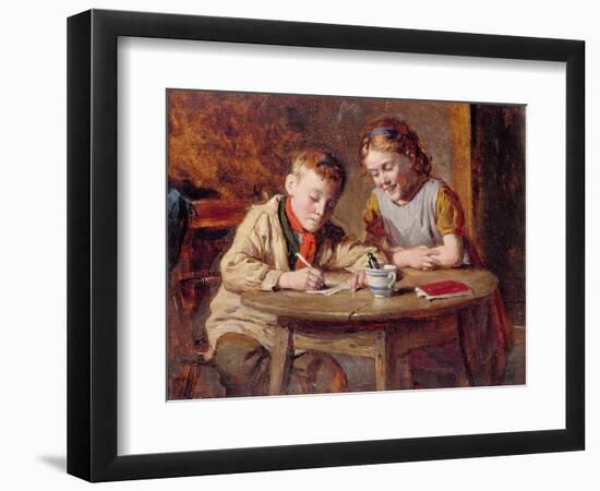 Writing a Letter-William Hemsley-Framed Giclee Print