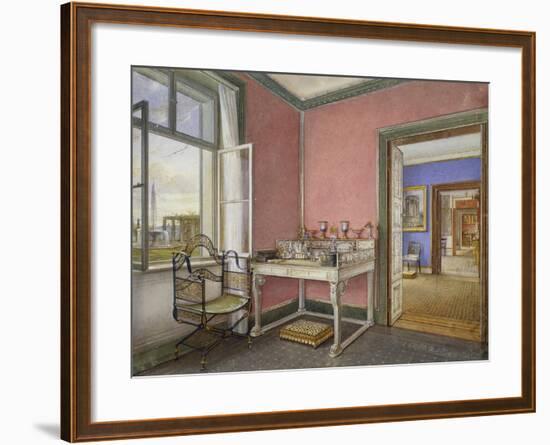 Writing Desk of Princess in Charlottenhof Palace-null-Framed Giclee Print