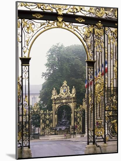 Wrought Iron by Lamor, Restored, Place Stanislaus, Nancy, Lorraine, France-Adam Woolfitt-Mounted Photographic Print