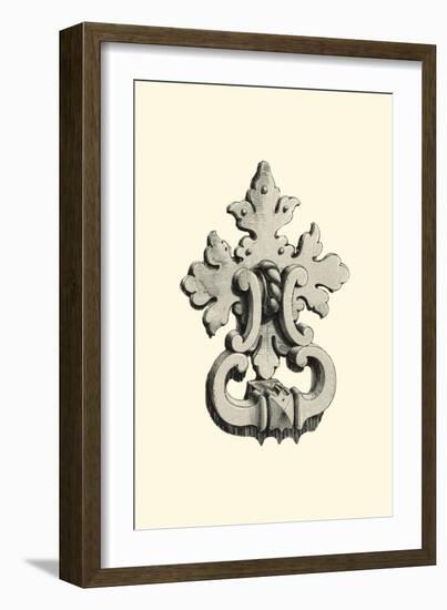 Wrought Iron Door Knocker II-Vision Studio-Framed Art Print