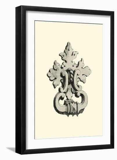 Wrought Iron Door Knocker II-Vision Studio-Framed Art Print