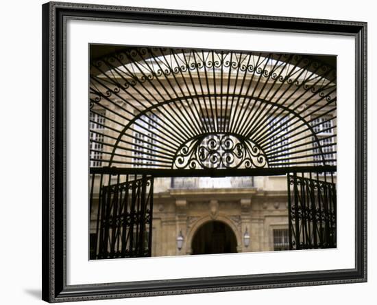 Wrought Iron Entryway-null-Framed Photographic Print